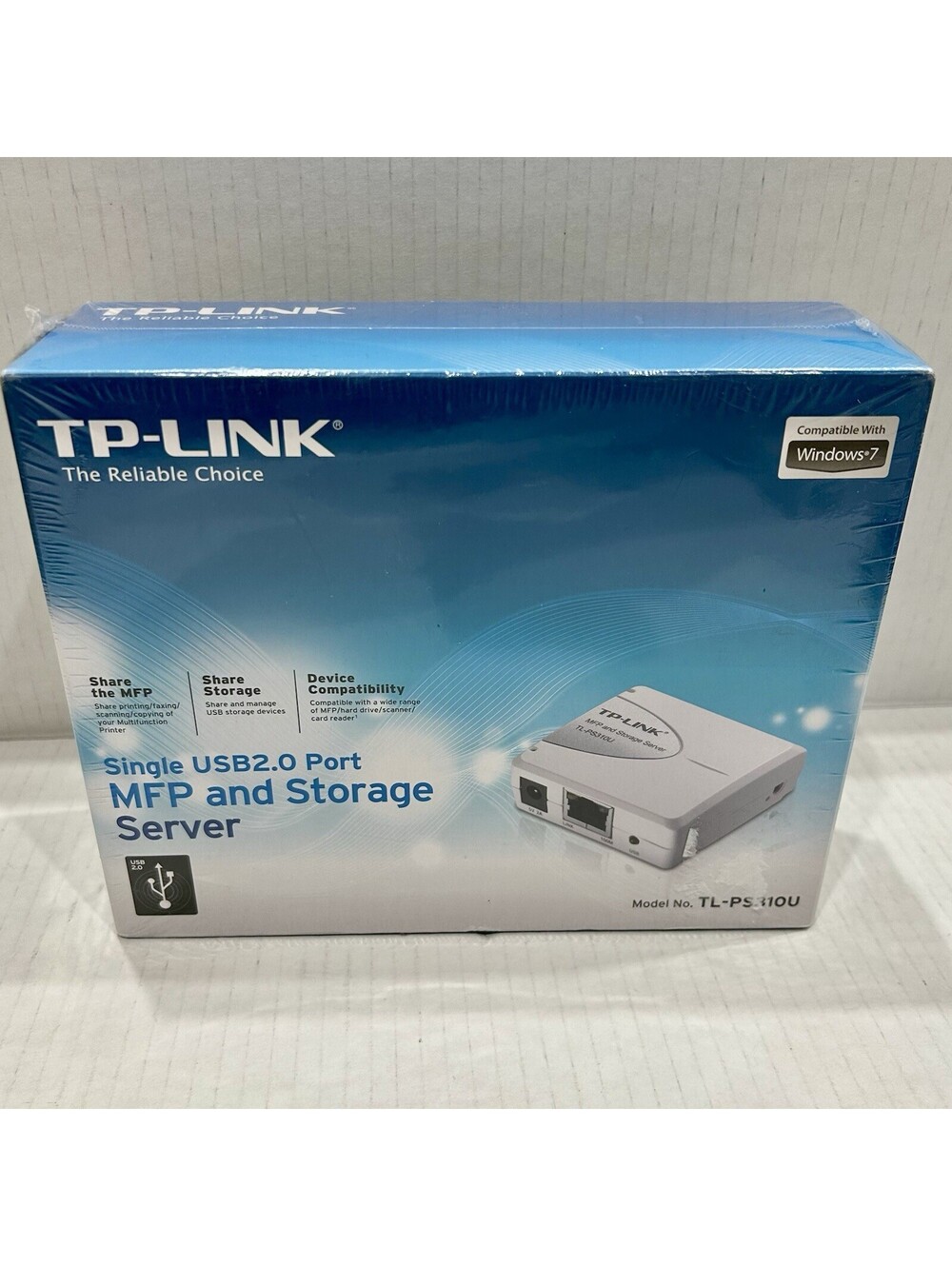 TP-Link TL-PS310U Single USB 2.0 MFP Storage Server New Sealed